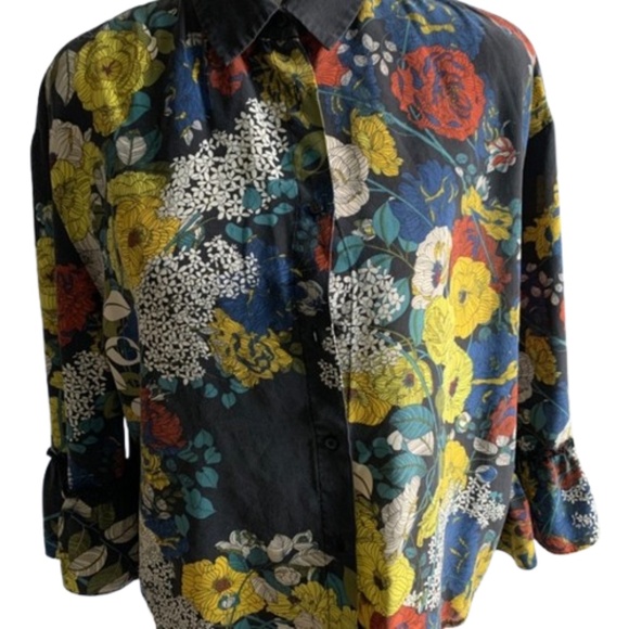 Sandro Silk Floral Blouse - Picture 4 of 11